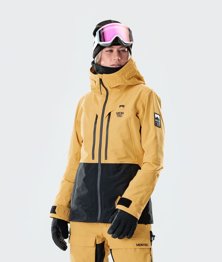 Montec Moss W 2020 Snowboardjakke Dame Yellow/Black, Bilde 1 av 9