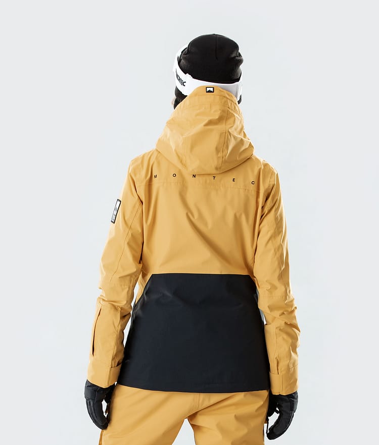 Montec Moss W 2020 Snowboardjakke Dame Yellow/Black, Bilde 5 av 9