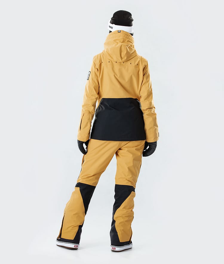 Montec Moss W 2020 Snowboardjakke Dame Yellow/Black, Bilde 9 av 9