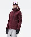 Dope Divine W Snowboardjakke Dame Burgundy