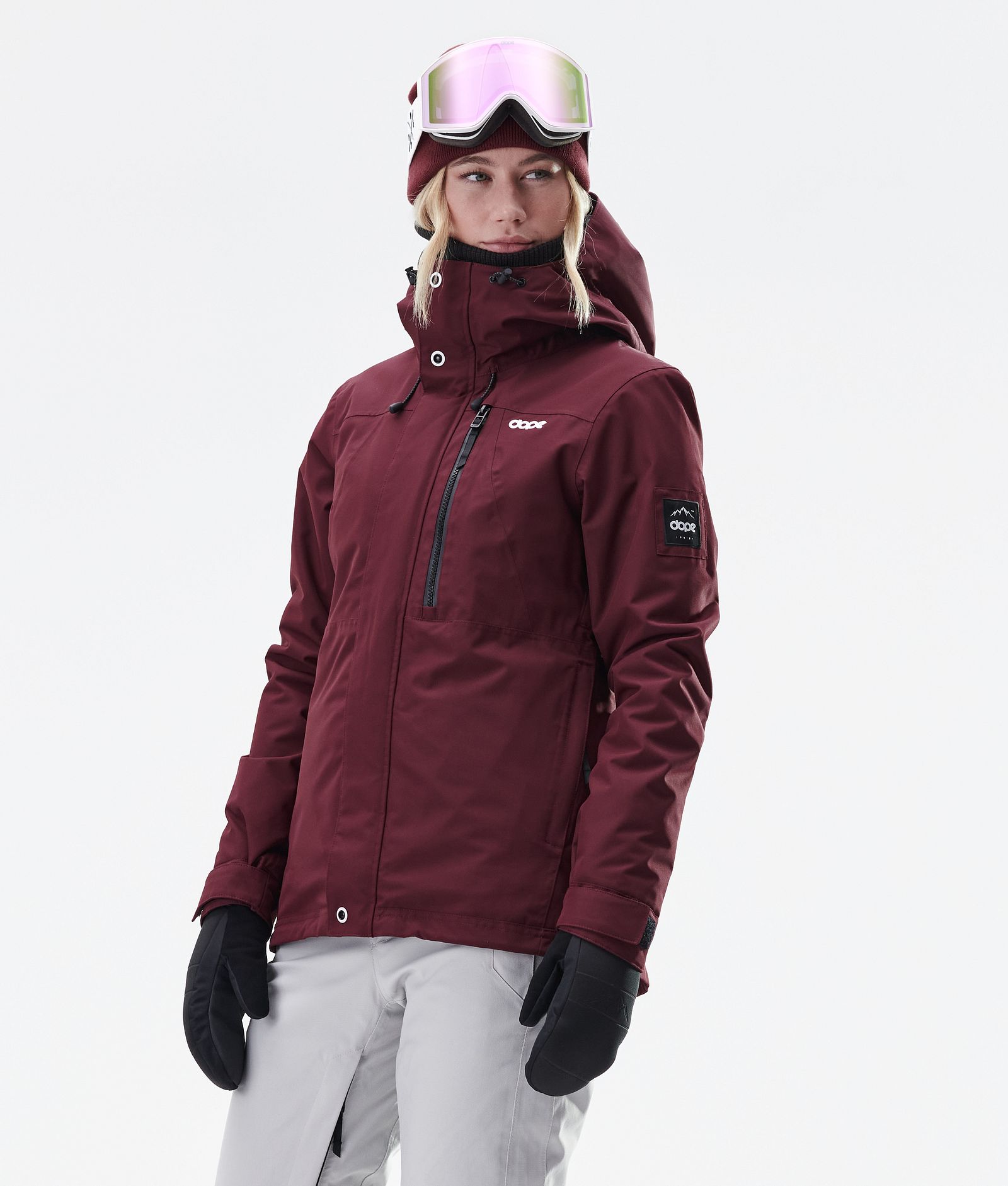 Dope Divine W Snowboardjakke Dame Burgundy, Bilde 1 av 9
