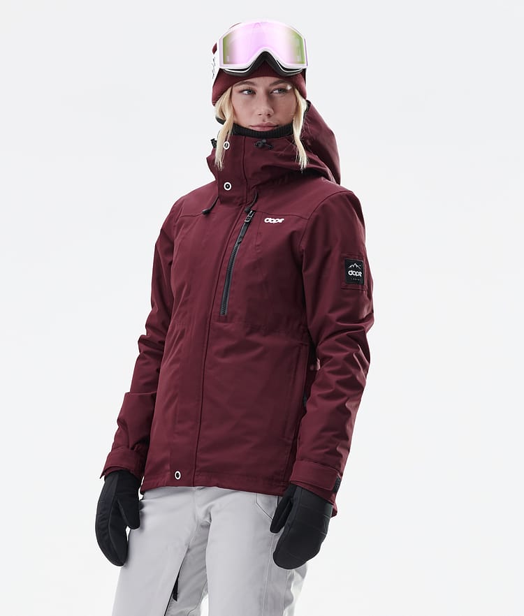 Dope Divine W Snowboardjakke Dame Burgundy, Bilde 1 av 9