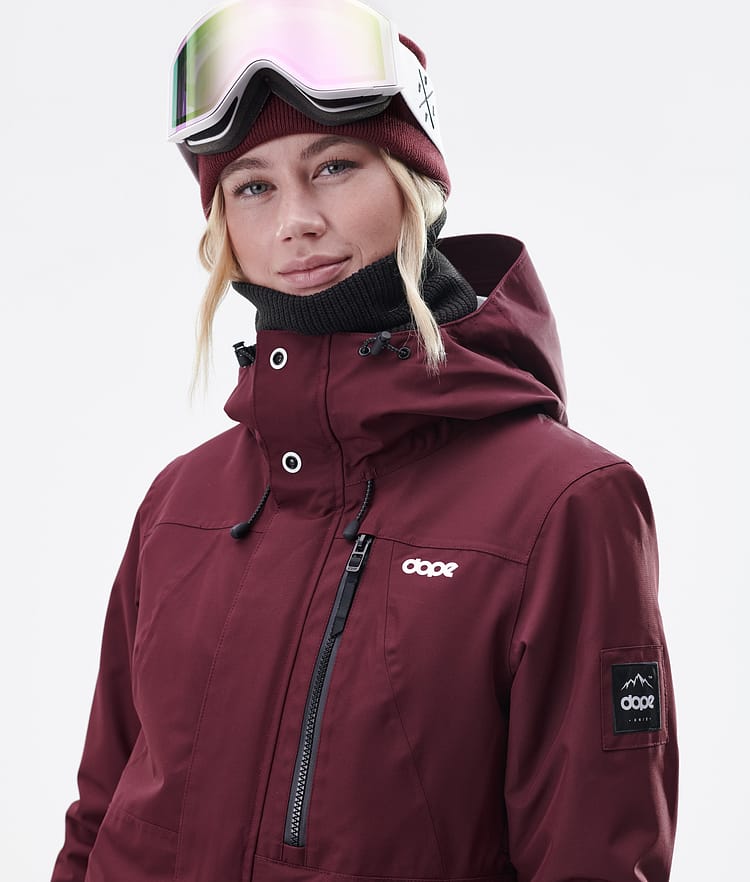 Dope Divine W Snowboardjakke Dame Burgundy, Bilde 2 av 9