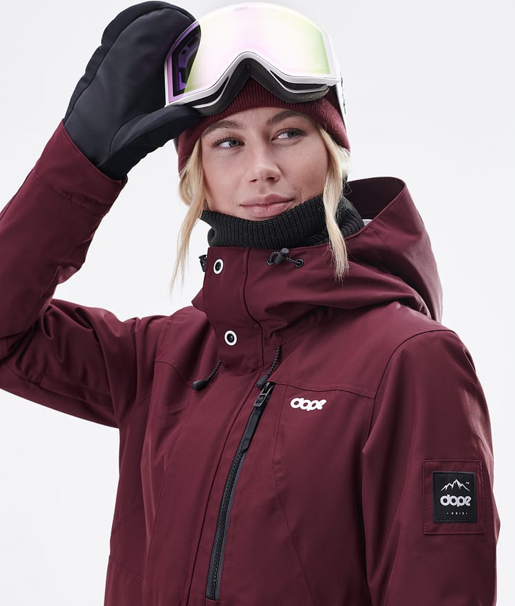 Dope Divine W Snowboardjakke Dame Burgundy, Bilde 3 av 9