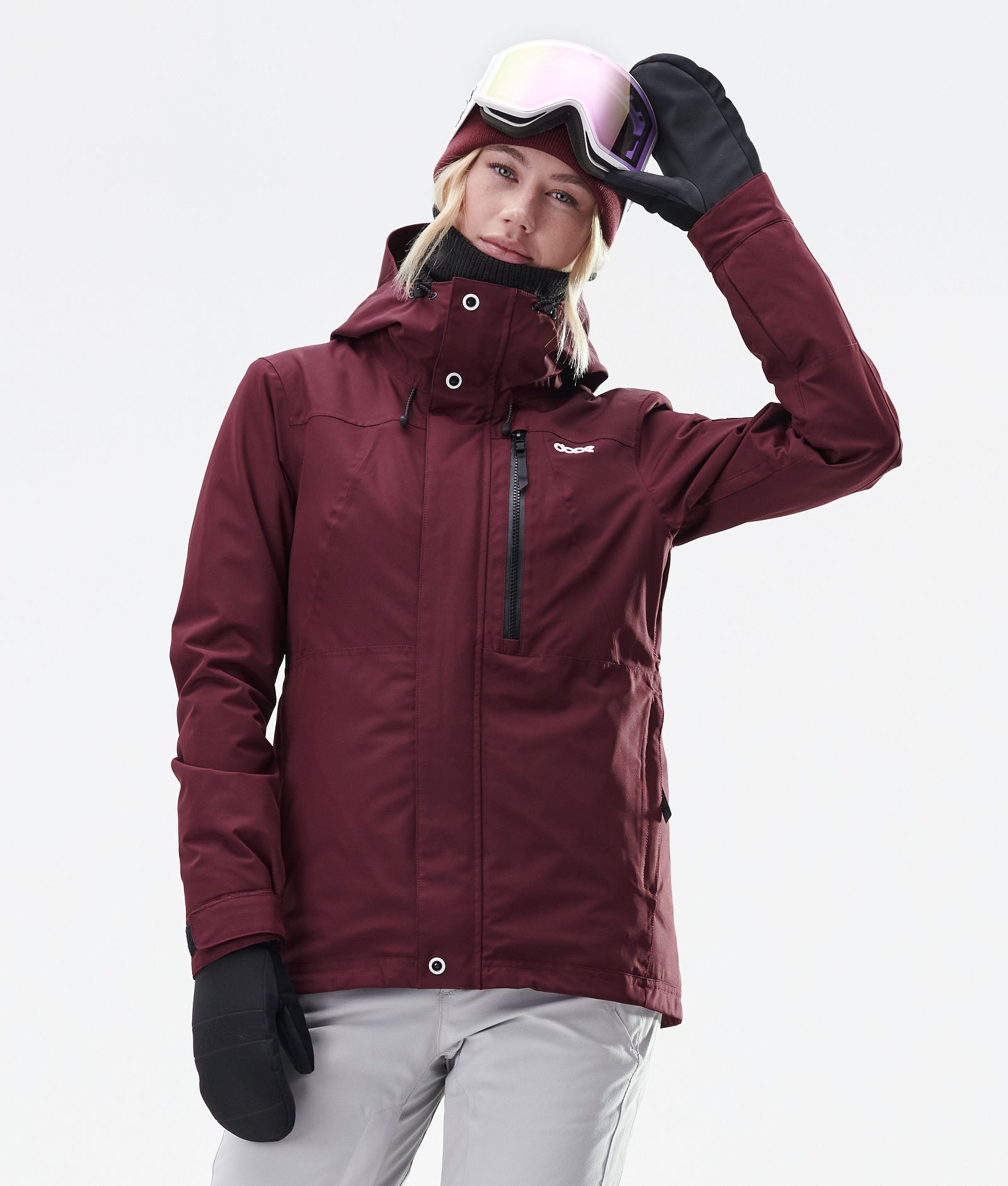 Dope Divine W Snowboardjakke Dame Burgundy, Bilde 4 av 9