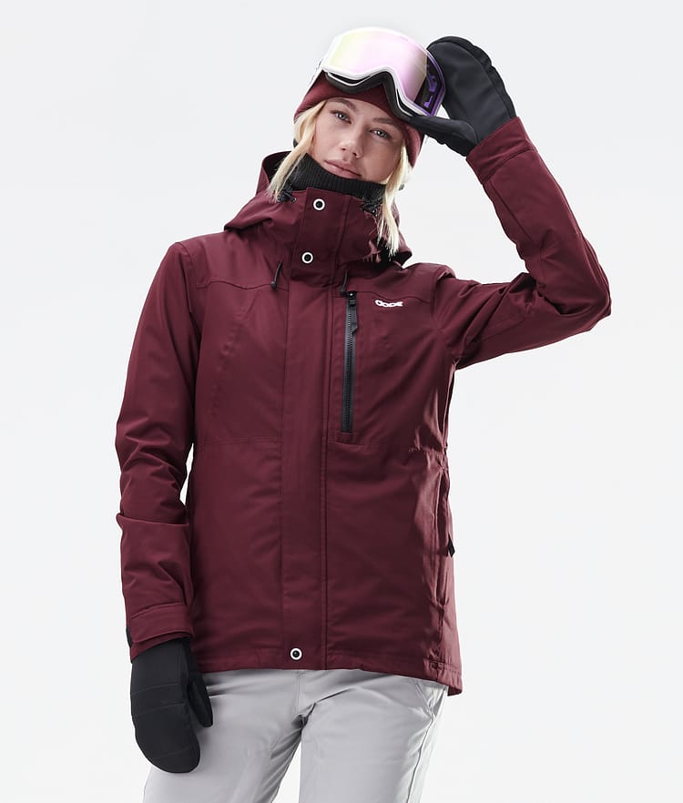 Dope Divine W Snowboardjakke Dame Burgundy, Bilde 4 av 9