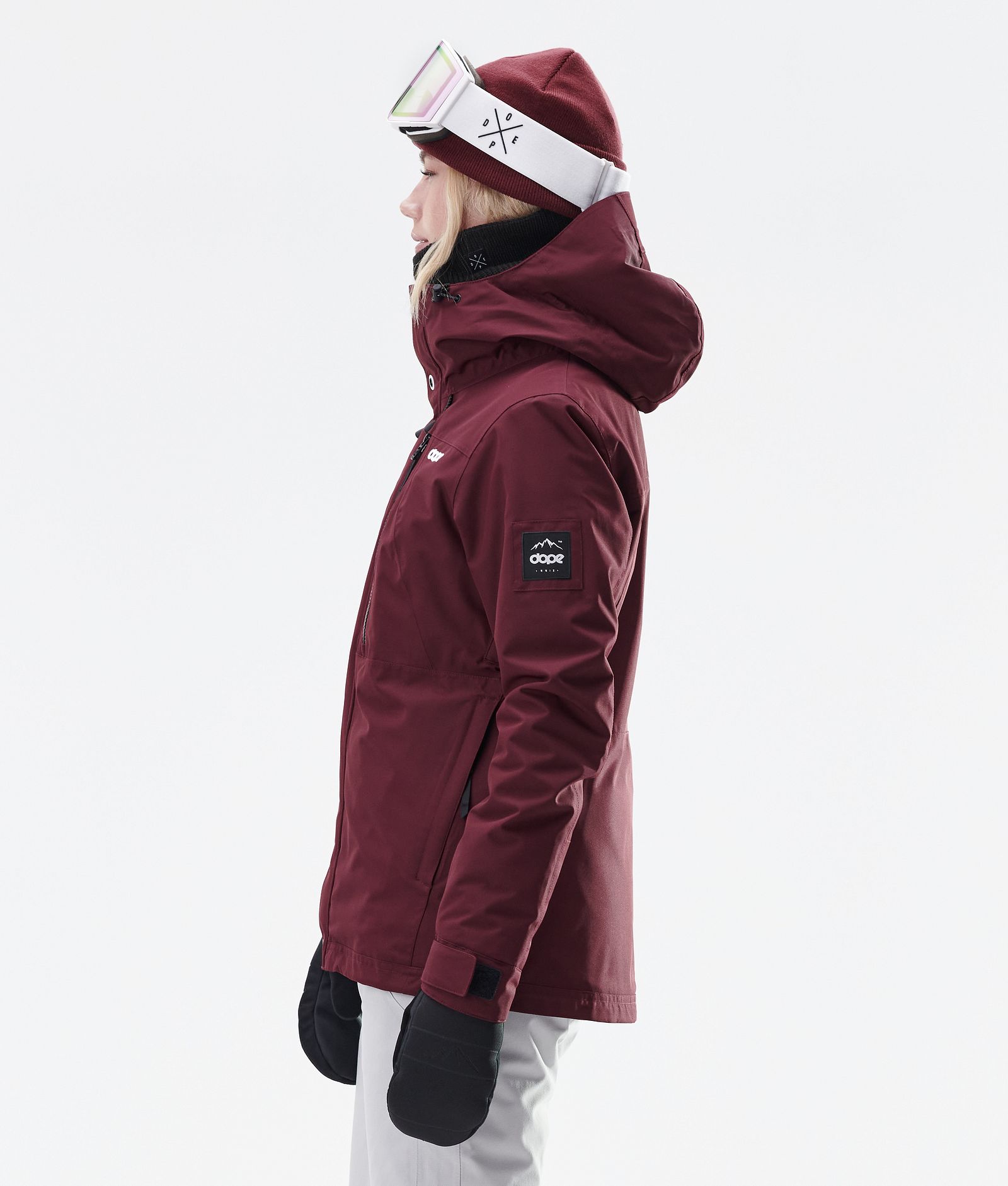 Dope Divine W Snowboardjakke Dame Burgundy, Bilde 5 av 9