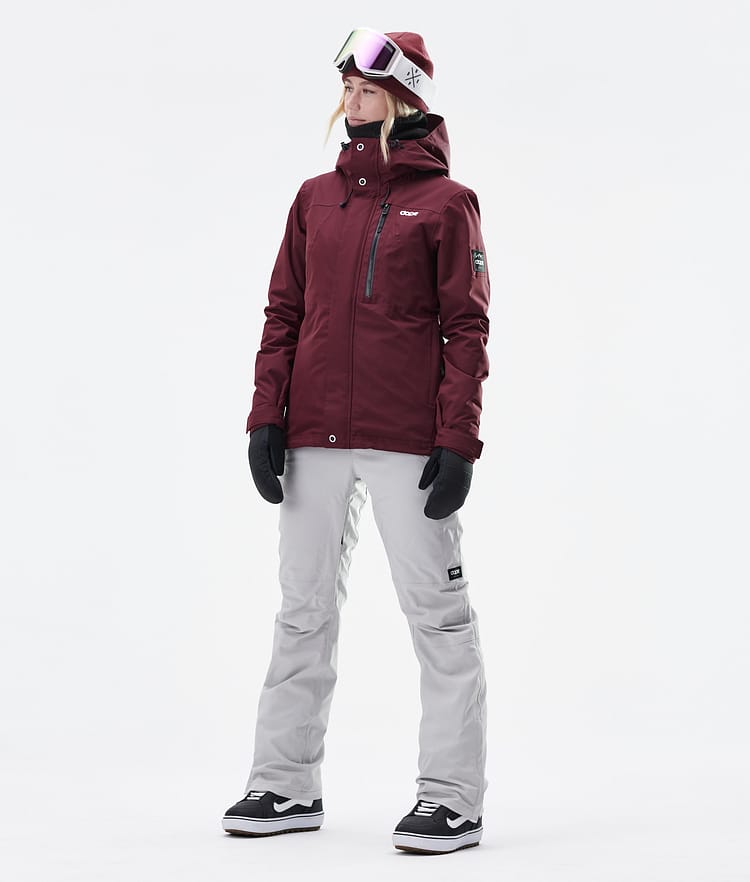 Dope Divine W Snowboardjakke Dame Burgundy, Bilde 7 av 9