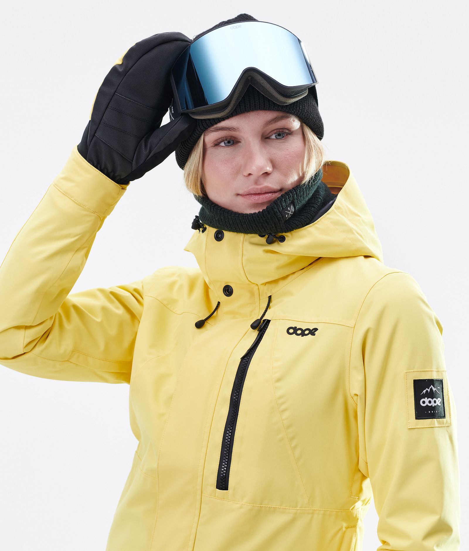 Dope Divine W Snowboardjakke Dame Faded Yellow, Bilde 3 av 9