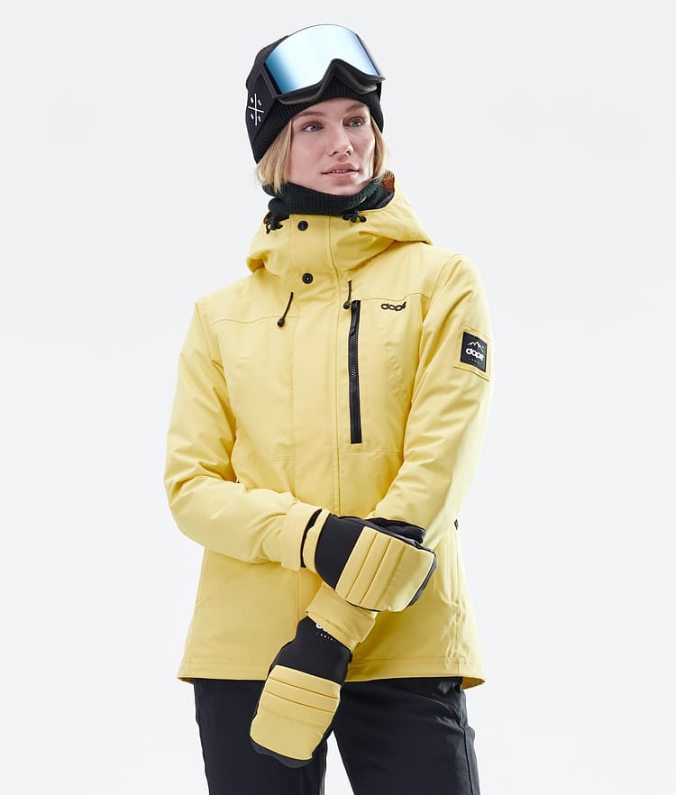 Dope Divine W Snowboardjakke Dame Faded Yellow, Bilde 4 av 9
