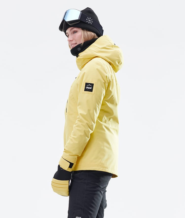 Dope Divine W Snowboardjakke Dame Faded Yellow, Bilde 5 av 9