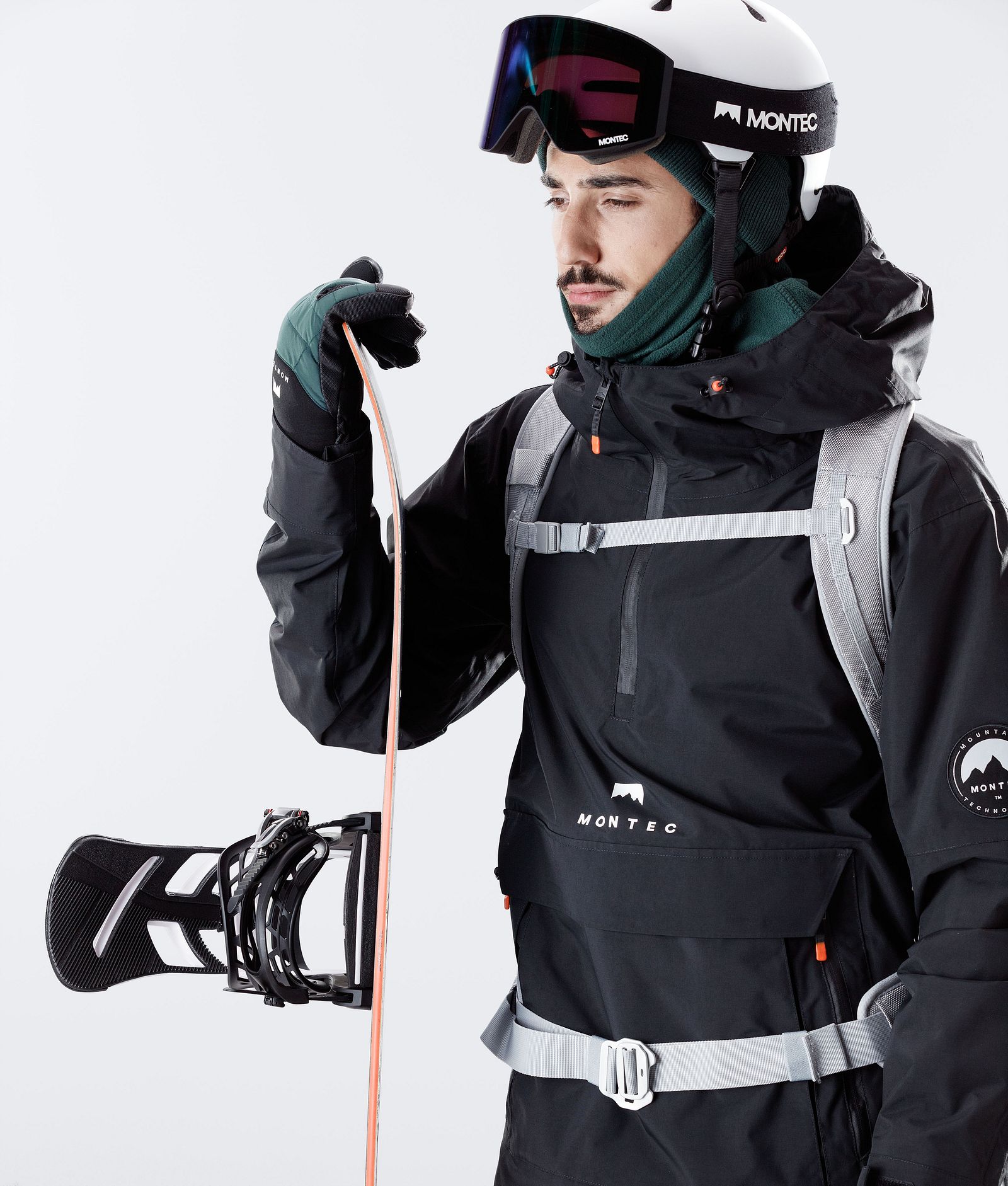 Montec Typhoon 2020 Snowboardjakke Herre Black, Bilde 2 av 9