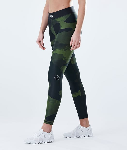 Dope Razor Leggings Dame Green Camo