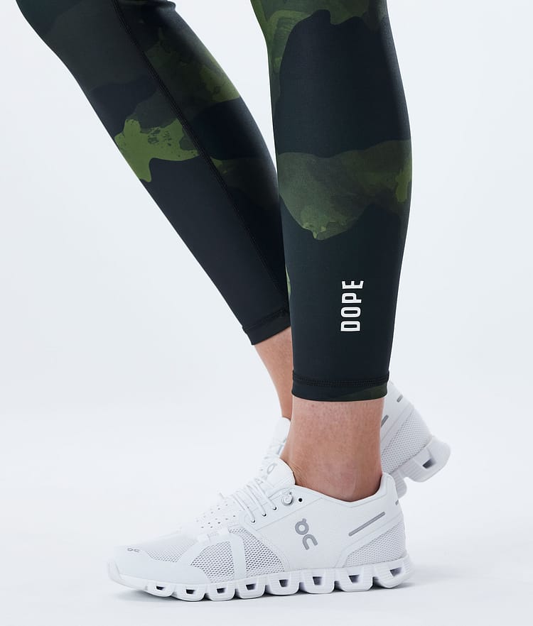 Dope Lofty Leggings Dame Green Camo, Bilde 7 av 8