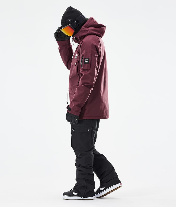 Dope Annok 21 Snowboardjakke Herre Burgundy, Image 5 of 10