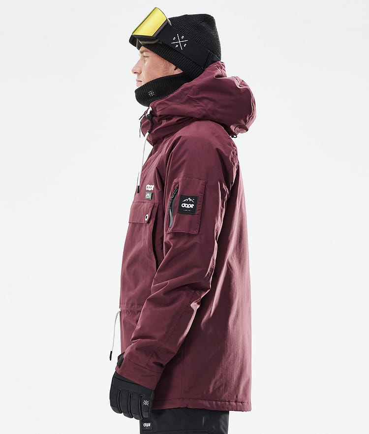Dope Annok 21 Snowboardjakke Herre Burgundy, Image 7 of 10