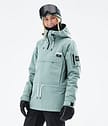 Dope Annok W 21 Skijakke Dame Faded Green