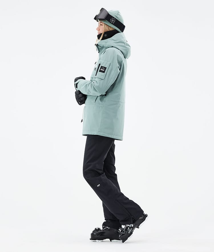 Dope Annok W 21 Skijakke Dame Faded Green, Image 4 of 9