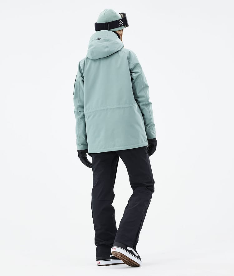 Dope Annok W 21 Snowboardjakke Dame Faded Green, Image 5 of 9