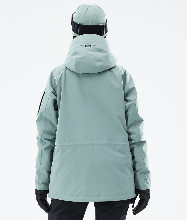 Dope Annok W 21 Snowboardjakke Dame Faded Green, Image 7 of 9