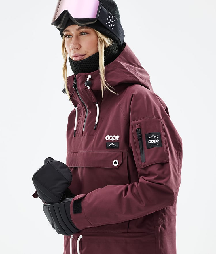 Dope Annok W 21 Skijakke Dame Burgundy, Image 2 of 9