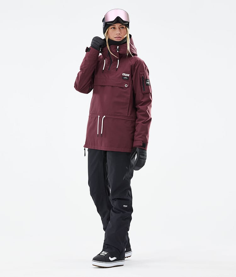 Dope Annok W 21 Snowboardjakke Dame Burgundy, Image 3 of 9