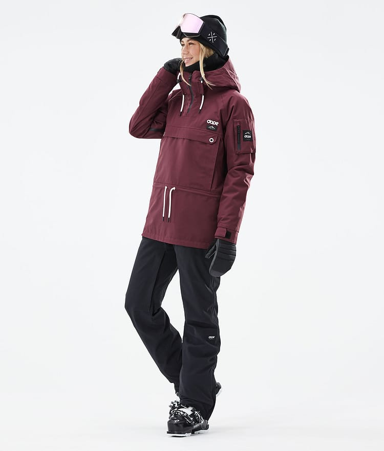 Dope Annok W 21 Skijakke Dame Burgundy, Image 3 of 9