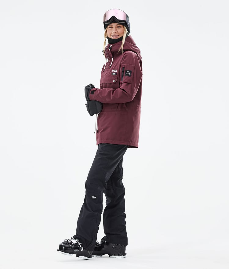 Dope Annok W 21 Skijakke Dame Burgundy, Image 4 of 9