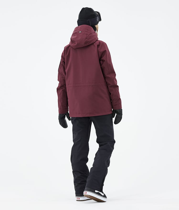 Dope Annok W 21 Snowboardjakke Dame Burgundy, Image 5 of 9
