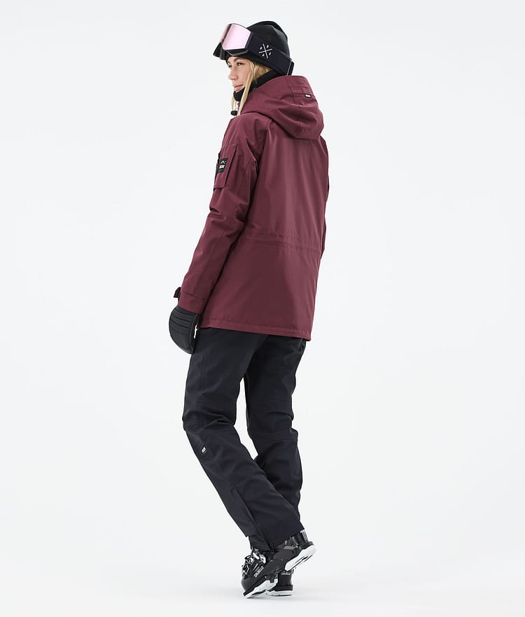 Dope Annok W 21 Skijakke Dame Burgundy, Image 5 of 9