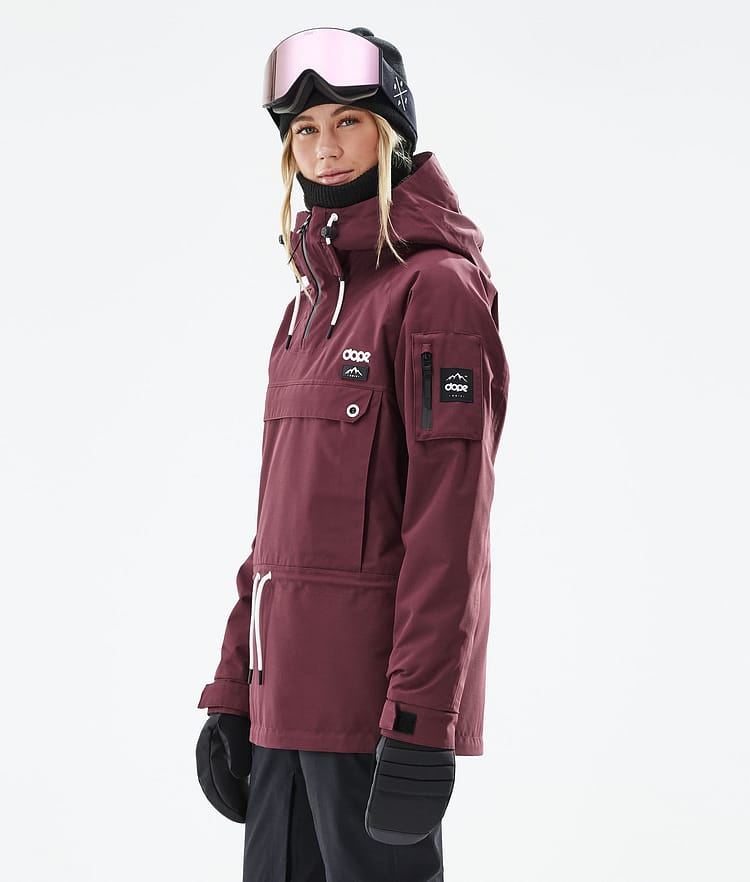 Dope Annok W 21 Skijakke Dame Burgundy, Image 6 of 9