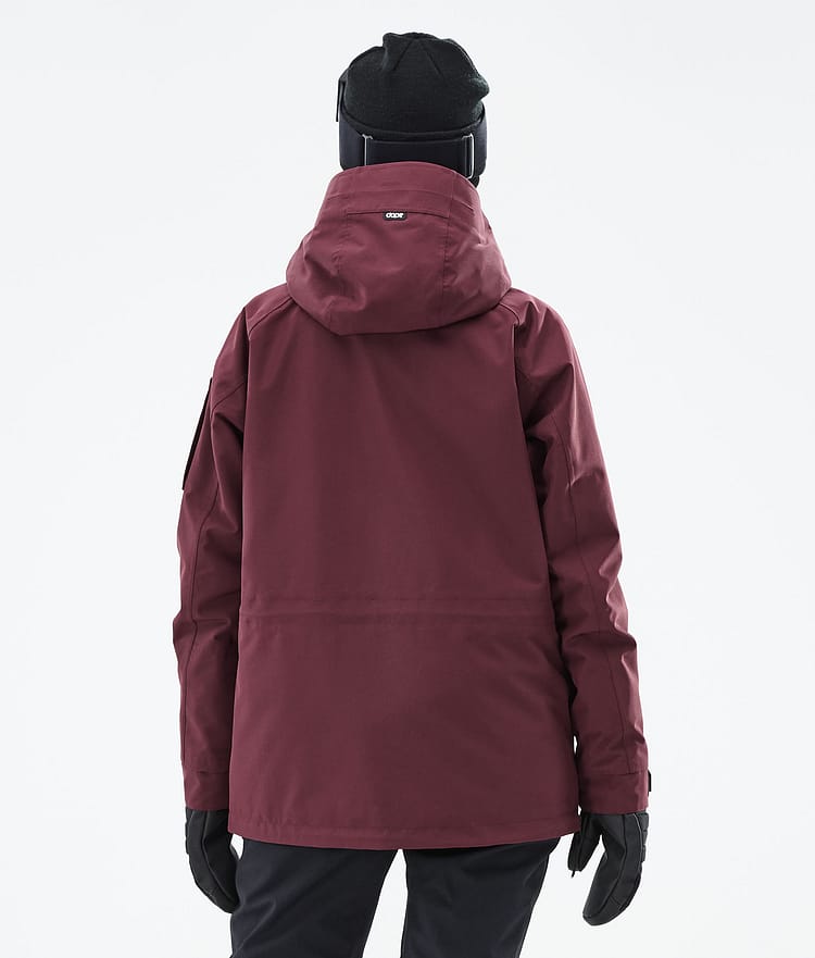 Dope Annok W 21 Snowboardjakke Dame Burgundy, Image 7 of 9