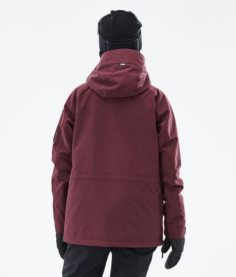 Dope Annok W 21 Skijakke Dame Burgundy, Image 7 of 9
