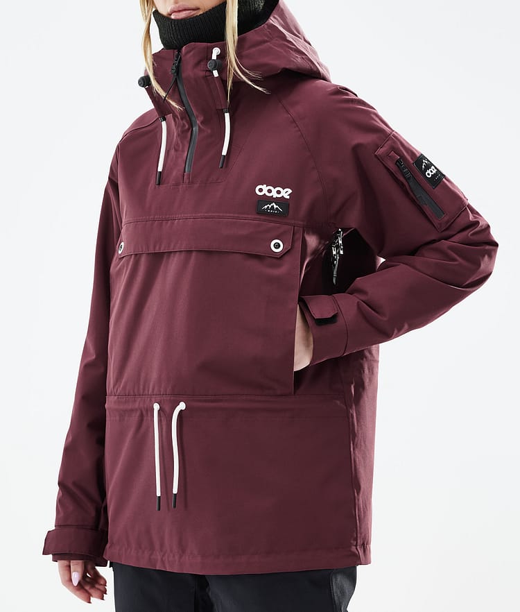 Dope Annok W 21 Skijakke Dame Burgundy, Image 8 of 9