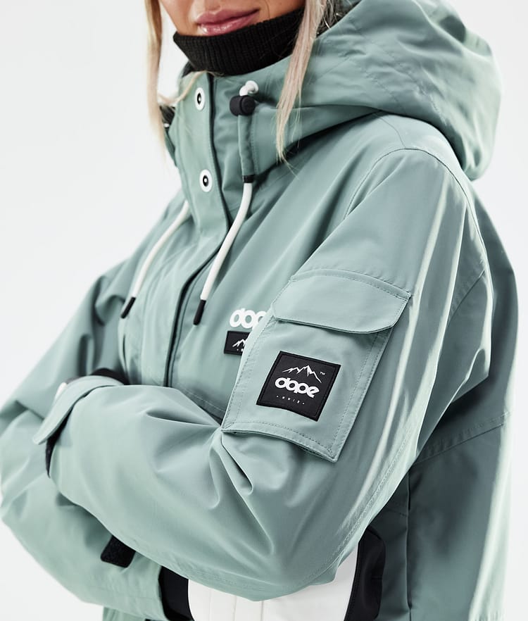 Dope Adept W 21 Skijakke Dame Faded Green, Image 2 of 11