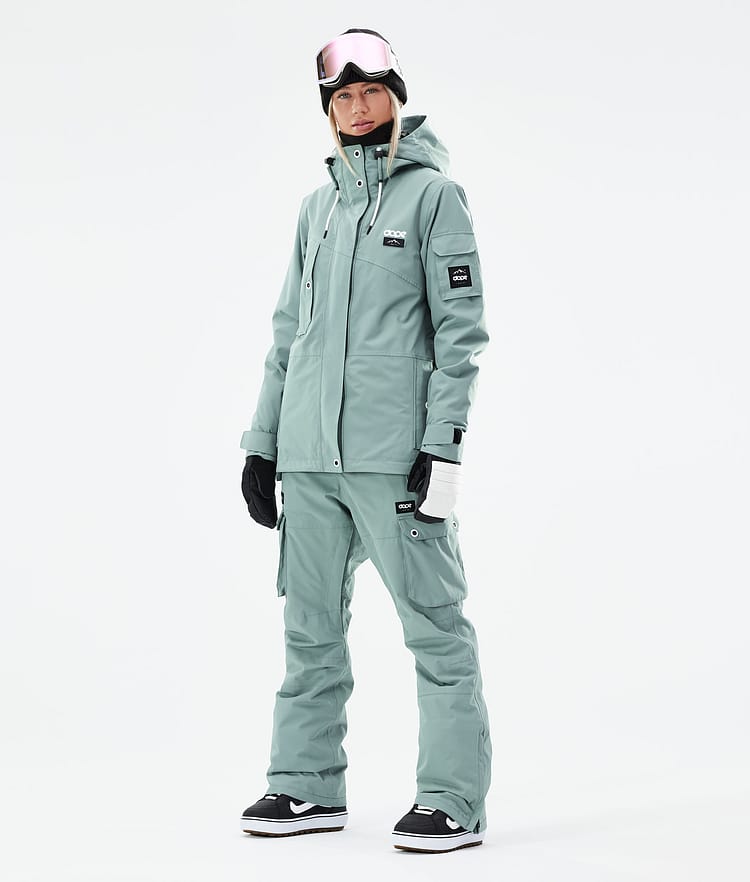 Dope Adept W 21 Snowboardjakke Dame Faded Green, Image 4 of 11