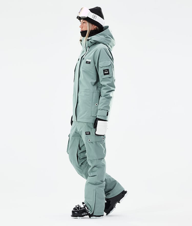 Dope Adept W 21 Skijakke Dame Faded Green, Image 5 of 11