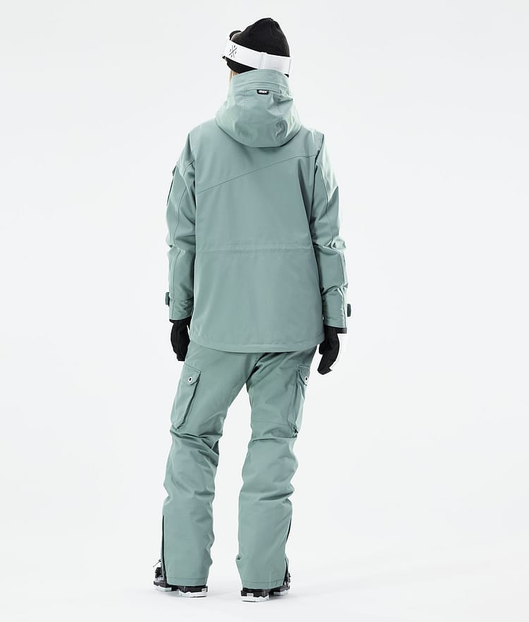 Dope Adept W 21 Skijakke Dame Faded Green, Image 6 of 11