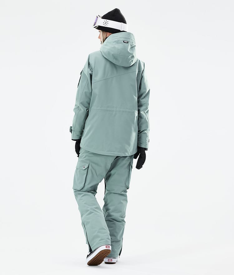 Dope Adept W 21 Snowboardjakke Dame Faded Green, Image 6 of 11