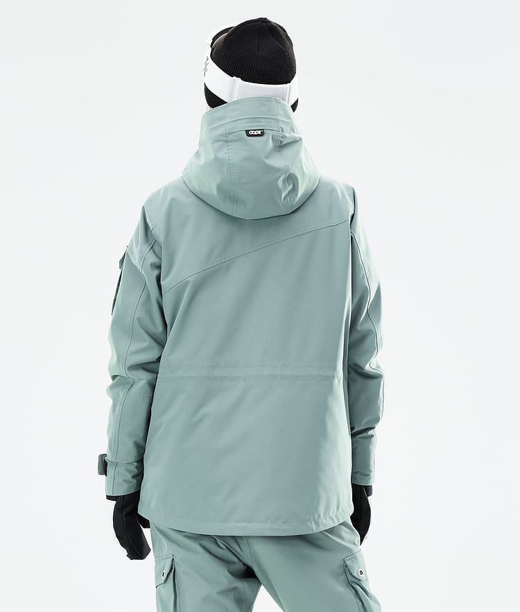 Dope Adept W 21 Skijakke Dame Faded Green, Image 8 of 11