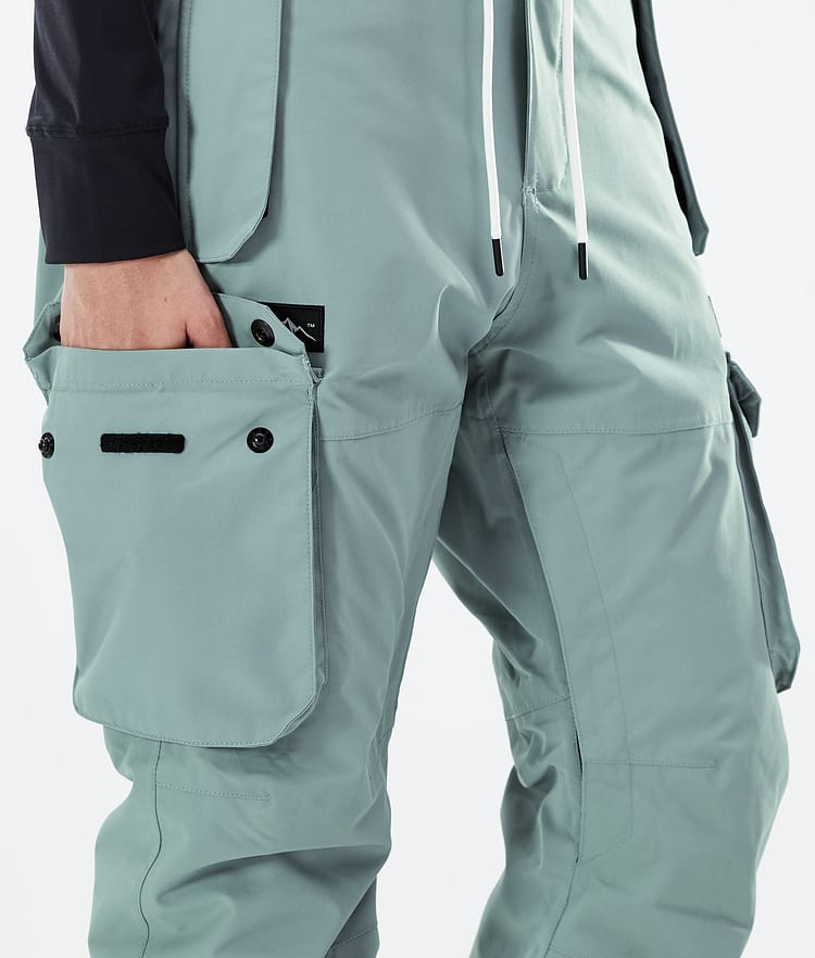 Dope Iconic W 21 Snowboardbukse Dame Faded Green, Image 5 of 6