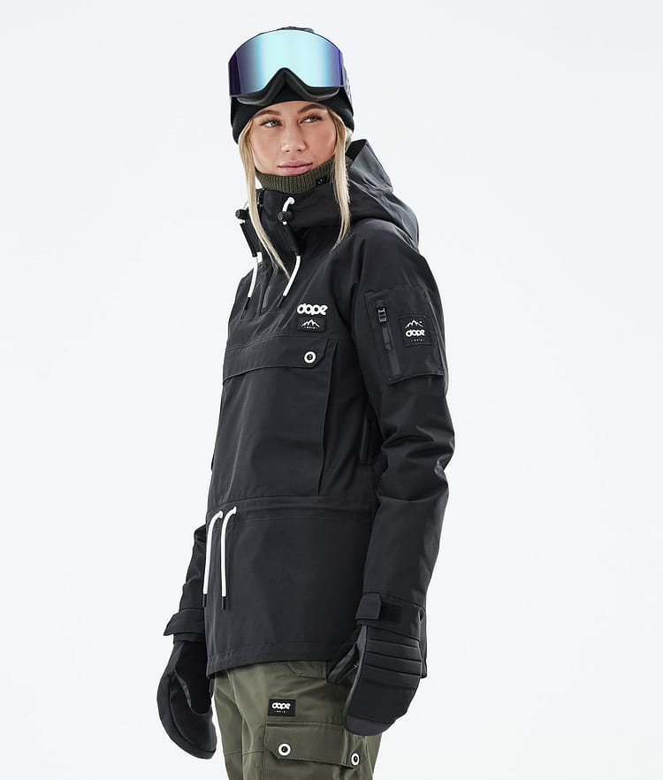 Dope Annok W 21 Snowboardjakke Dame Black, Image 6 of 9