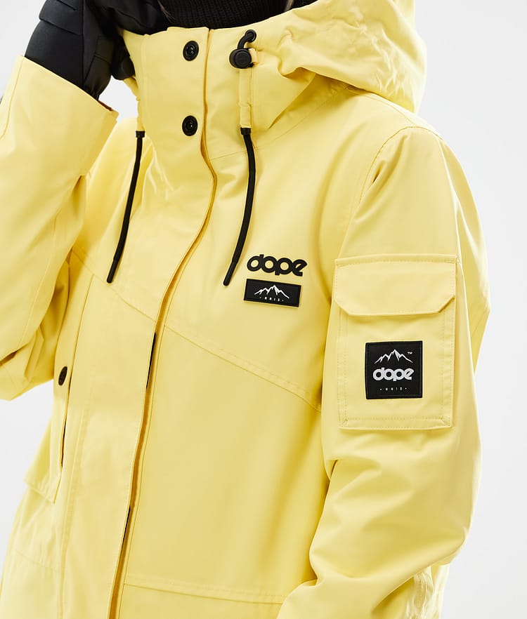 Dope Adept W 2021 Skijakke Dame Faded Yellow, Bilde 2 av 11