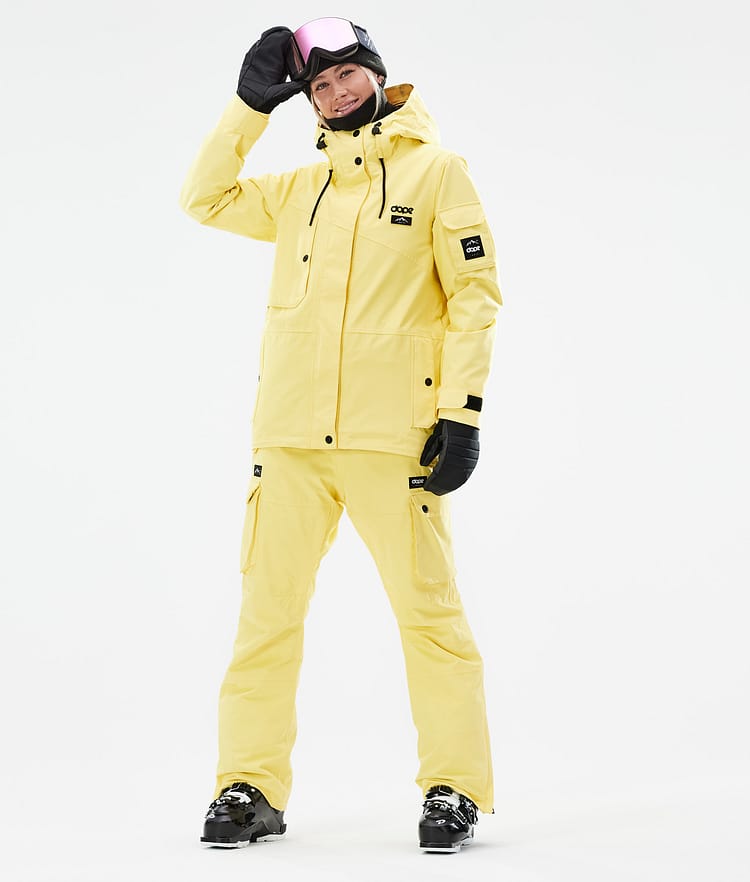 Dope Adept W 2021 Skijakke Dame Faded Yellow, Bilde 4 av 11