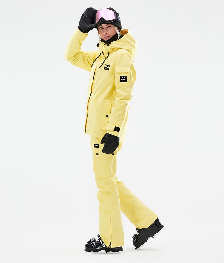 Dope Adept W 2021 Skijakke Dame Faded Yellow, Bilde 5 av 11