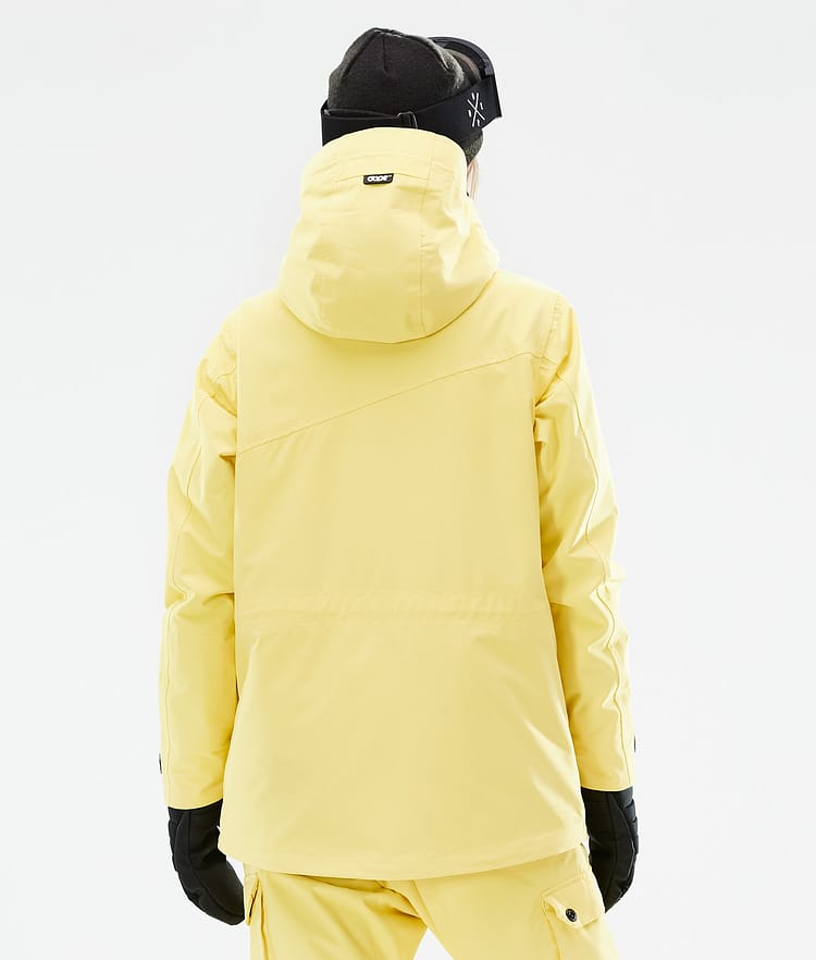 Dope Adept W 2021 Skijakke Dame Faded Yellow, Bilde 8 av 11