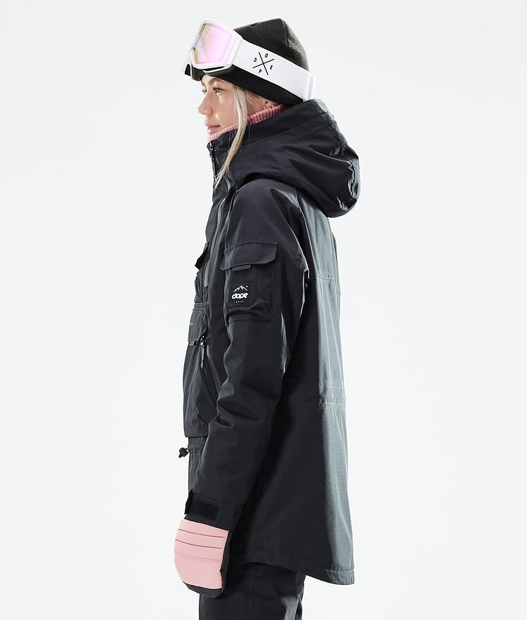 Dope Akin W 21 Snowboardjakke Dame Black, Image 7 of 11