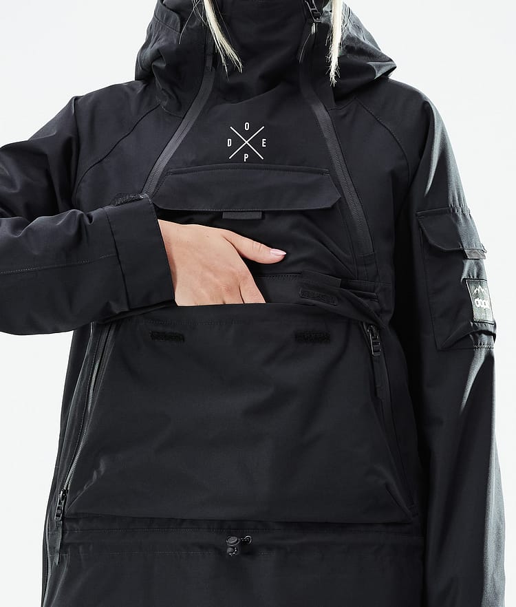 Dope Akin W 21 Skijakke Dame Black, Image 10 of 11