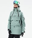 Dope Akin W 21 Skijakke Dame Faded Green