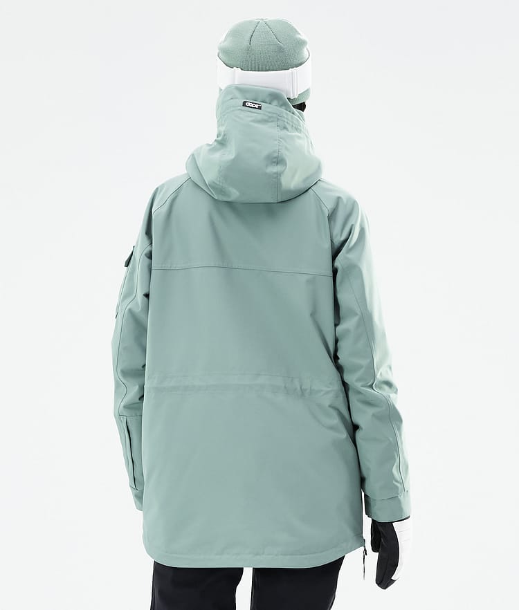 Dope Akin W 21 Skijakke Dame Faded Green, Image 8 of 11